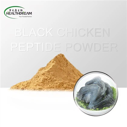 Peptidepoeder van zwarte kip